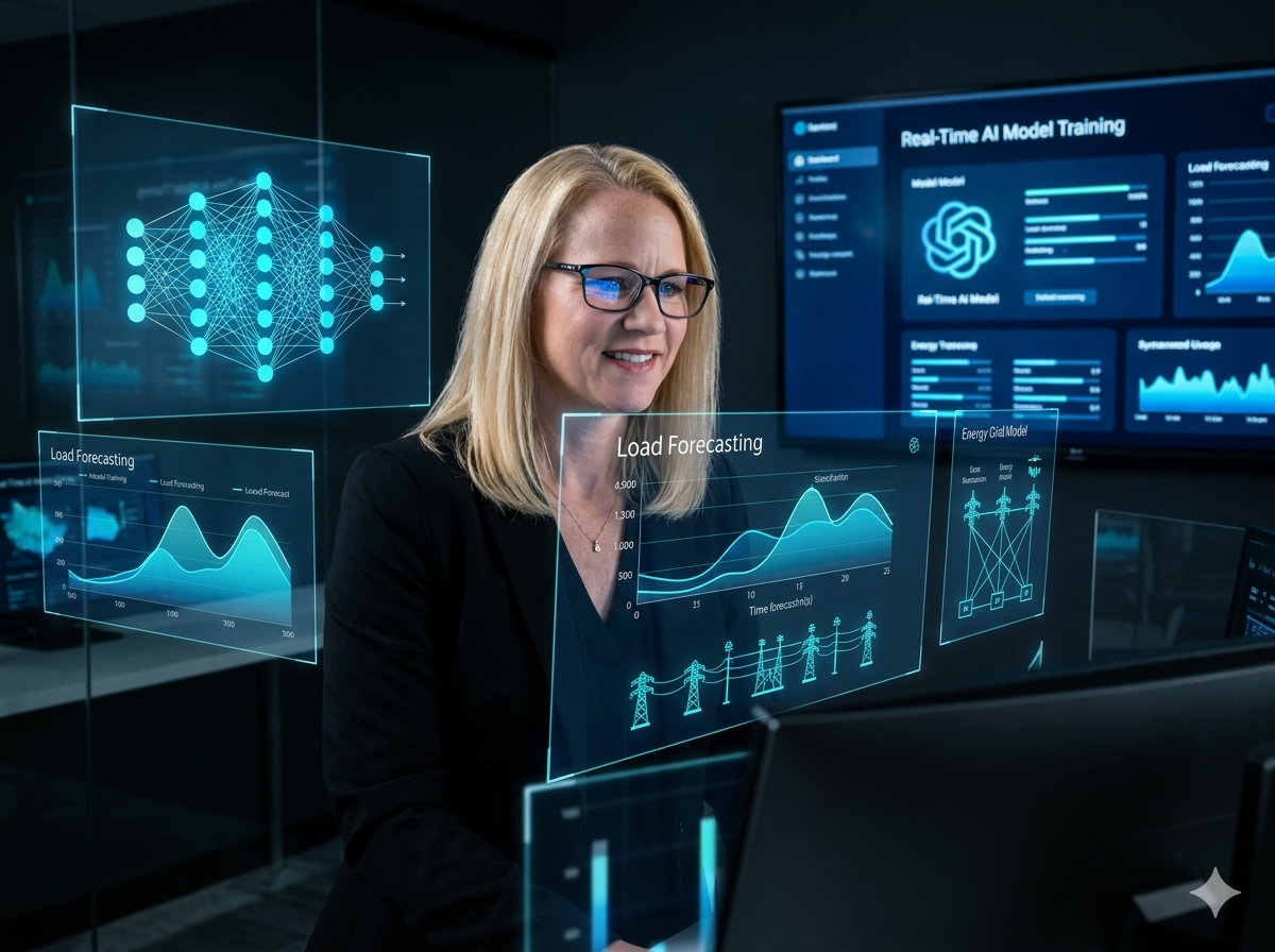 ennrgy.ai data science team with AI visualizations